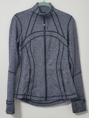 Lululemon Define Jacket Marled Black Size 6